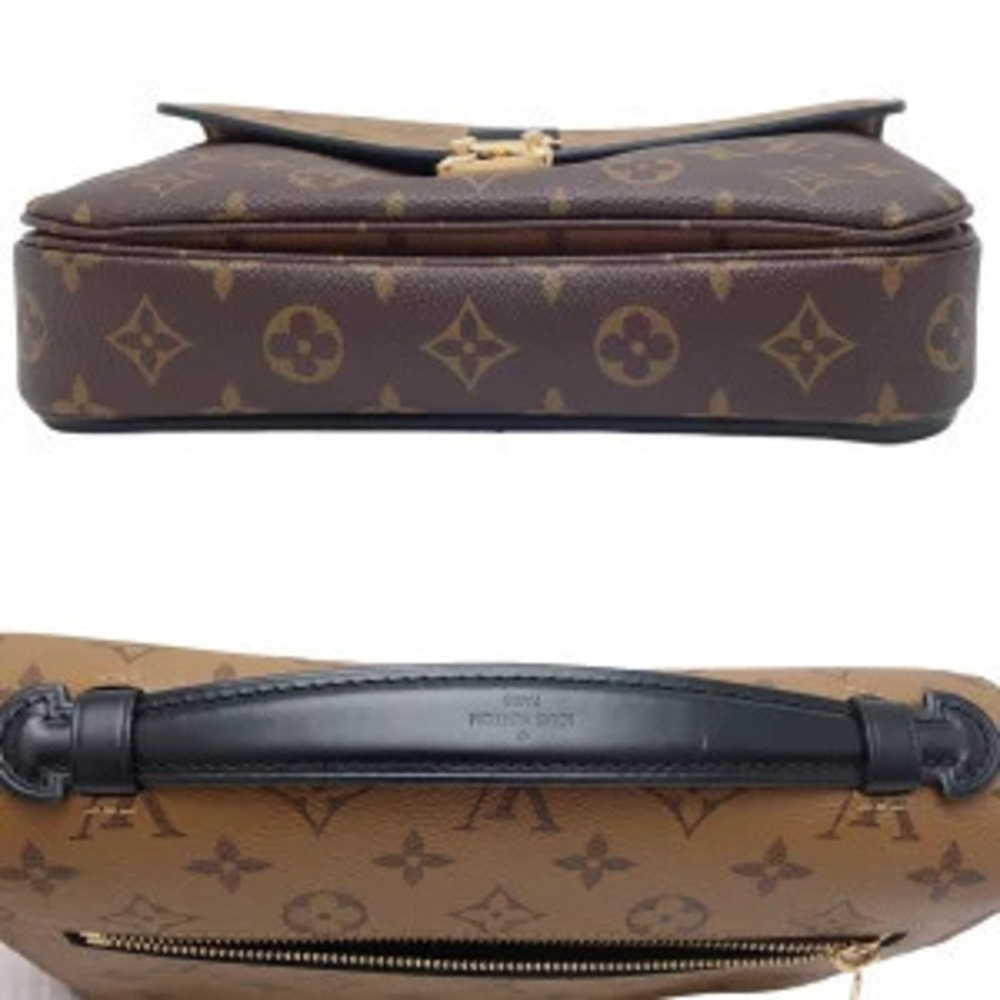 Louis Vuitton Monogram Crossbody Shoulder Metis Pochette Brown Bag Reverse - Picture 4 of 9